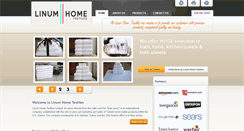 Desktop Screenshot of linumhometextiles.com