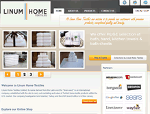 Tablet Screenshot of linumhometextiles.com